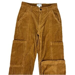 Arizona Jean Co Corduroy Cargo Pants Women's 3 Brown Wide Leg Y2K Wide whale‎